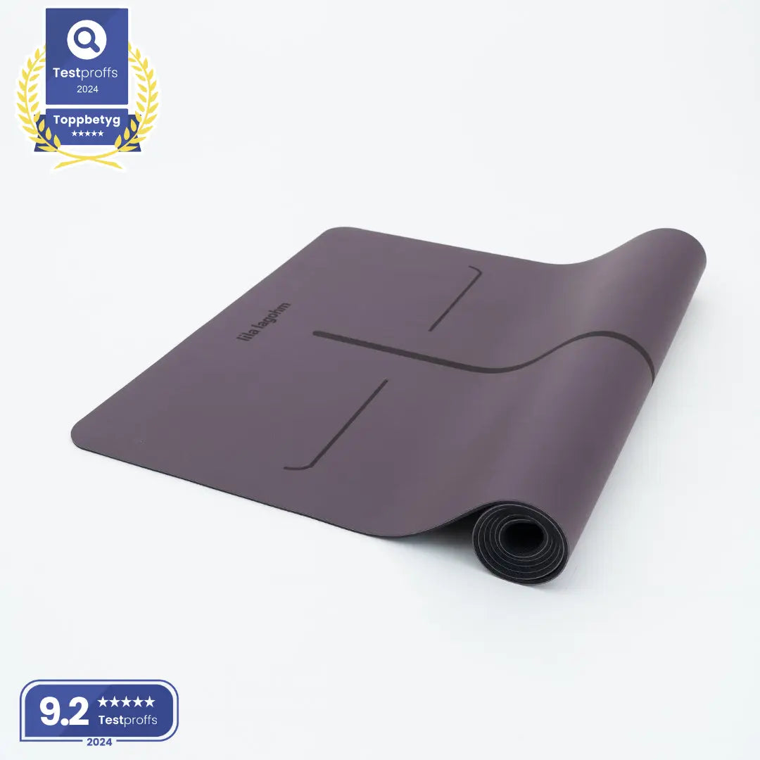 Ekologisk Yogamatta Lagohm Trinity™ 4mm Lila Lagohm