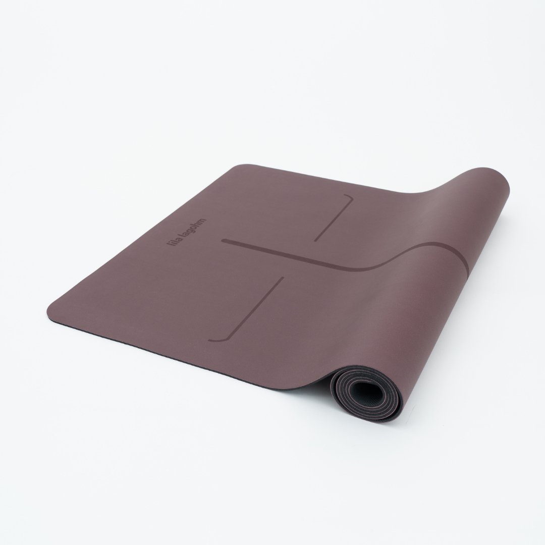 Ekologisk Yogamatta Lagohm Trinity™ 4mm - Lila Lagohm